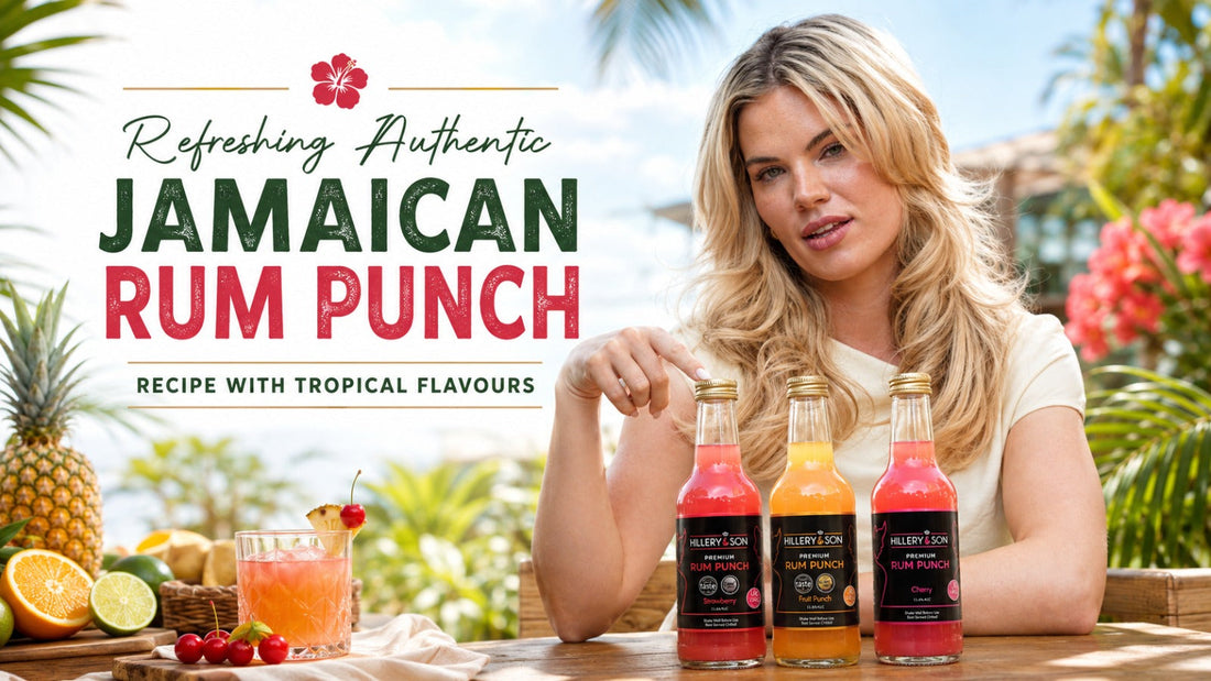 Refreshing Authentic Jamaican Rum Punch Recipe with Tropical Flavours.
